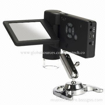 5MP USB portable digital microscope with 3-inch LCD screen
